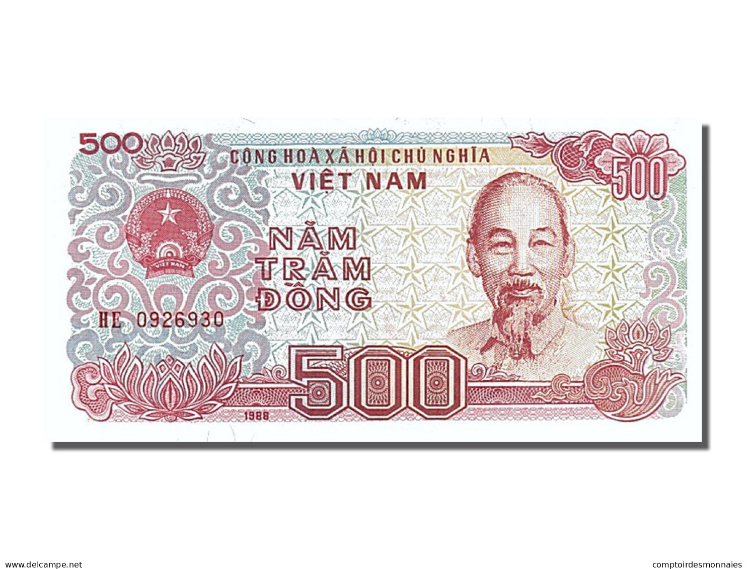 Billet, Viet Nam, 500 Dông, 1988, NEUF - Viêt-Nam