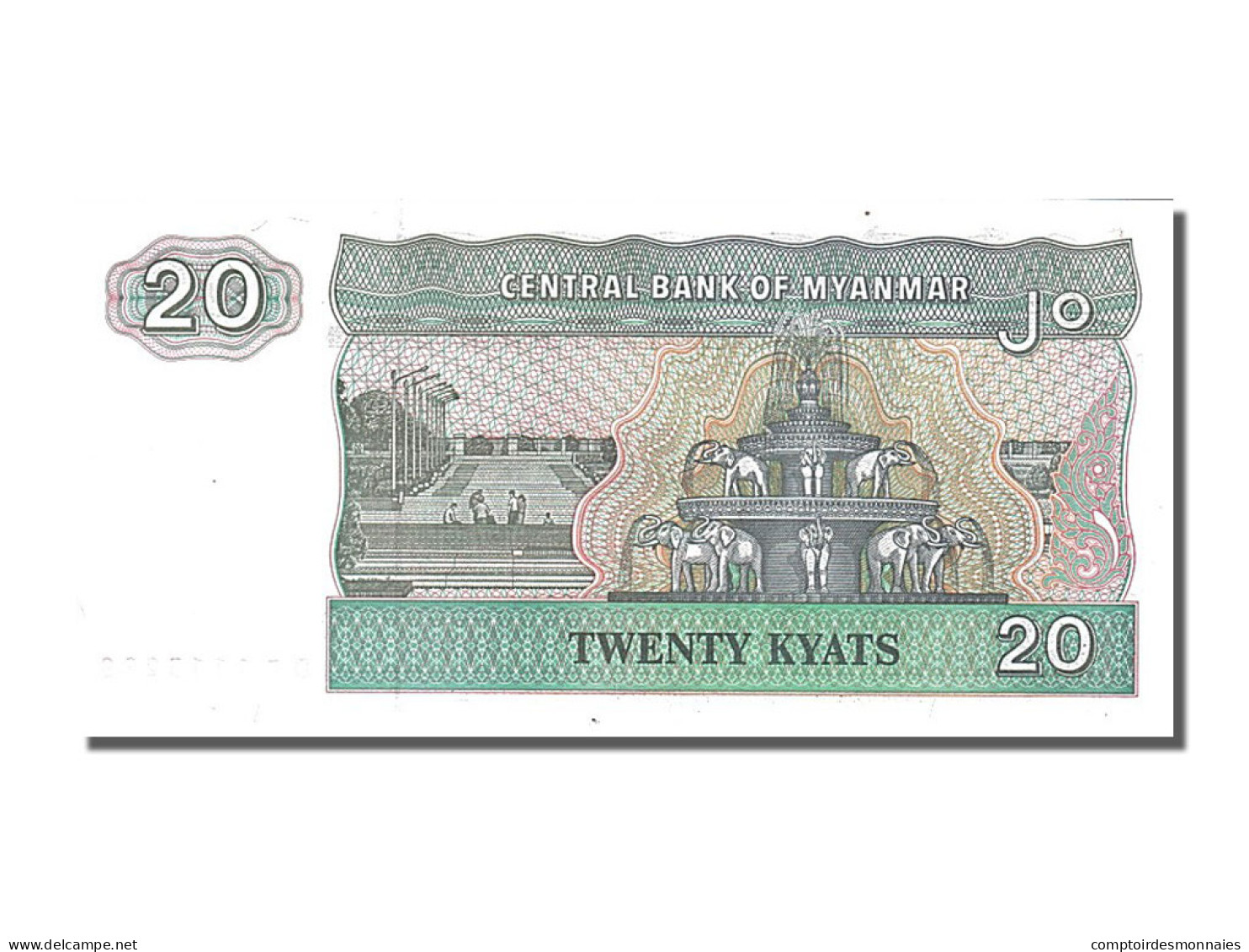 Billet, Myanmar, 20 Kyats, 1991, NEUF - Myanmar