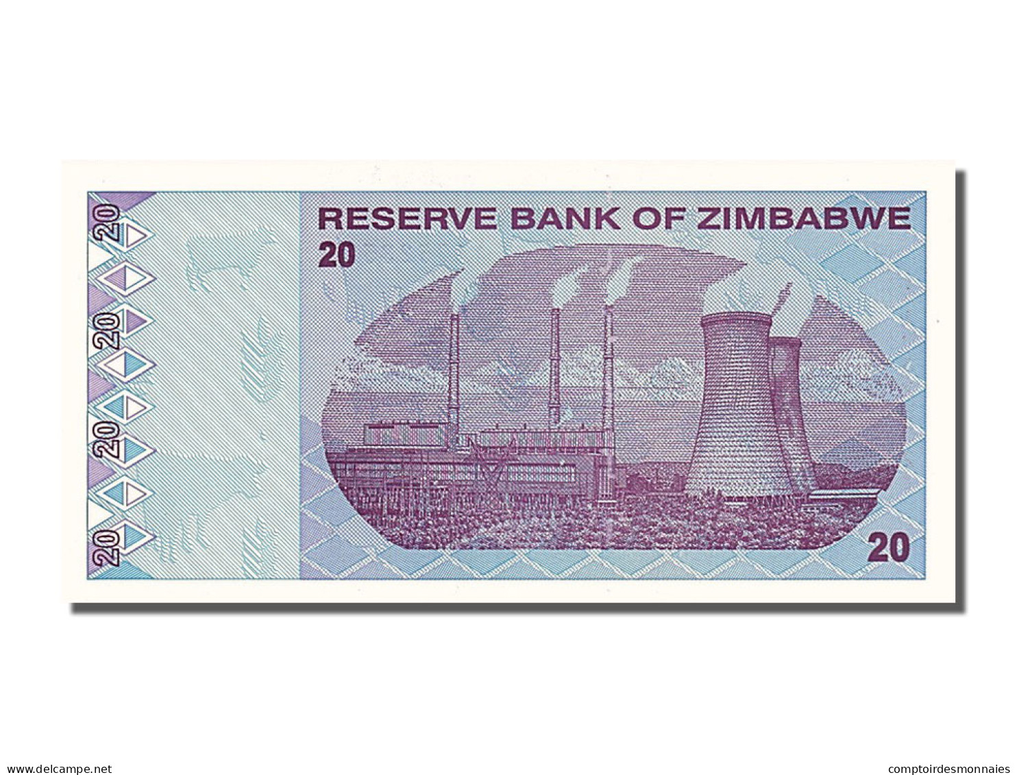 Billet, Zimbabwe, 20 Dollars, 2009, 2009-02-02, NEUF - Simbabwe