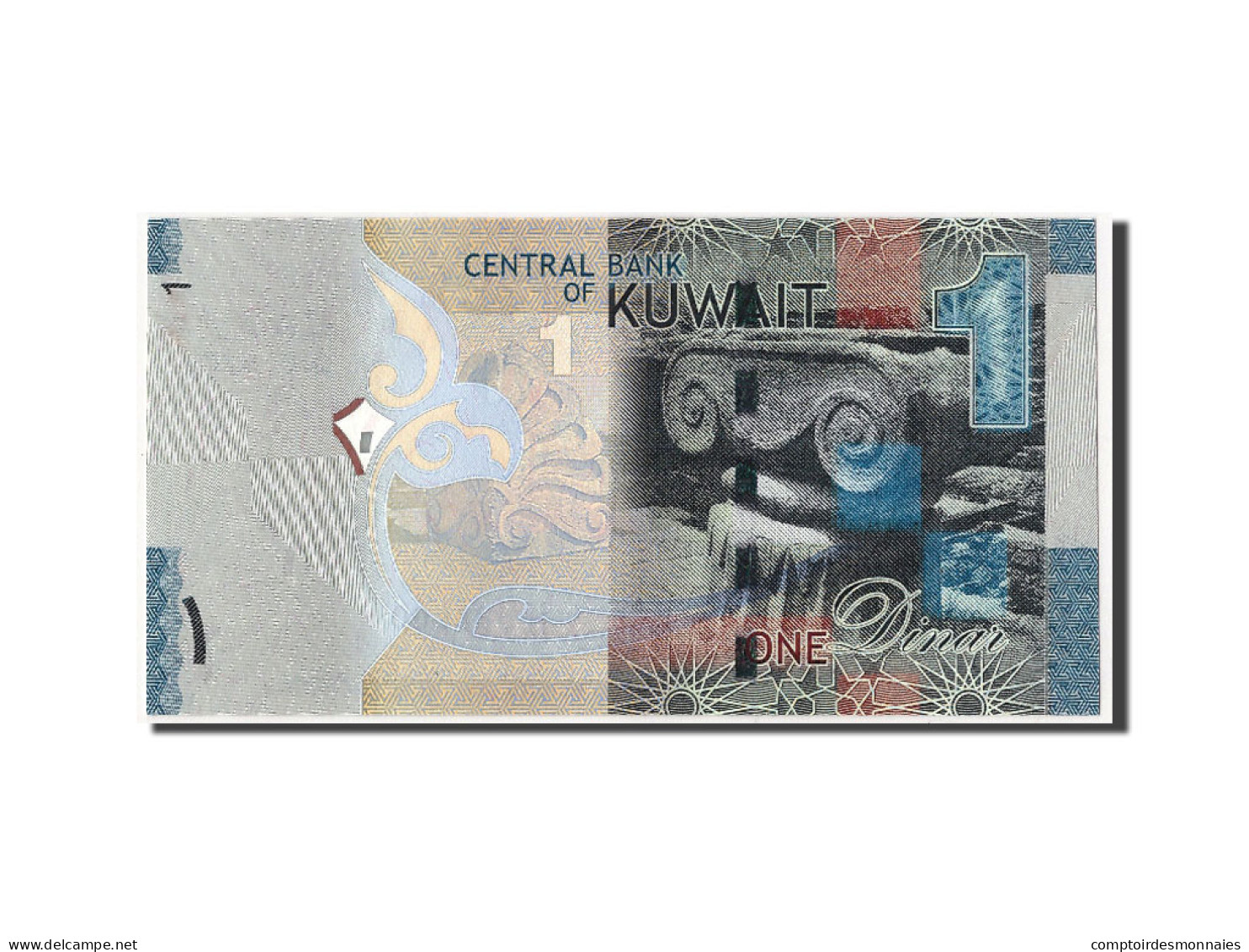 Billet, Kuwait, 1 Dinar, Undated (2014), KM:31a, NEUF - Kuwait