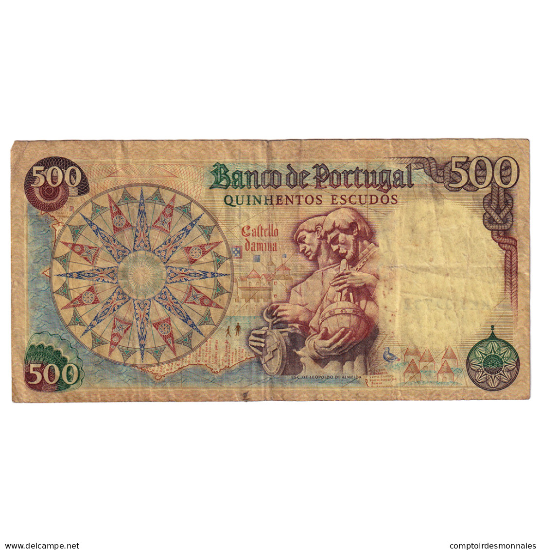 Billet, Portugal, 500 Escudos, 1979, 1979-09-06, KM:170b, B+ - Portugal
