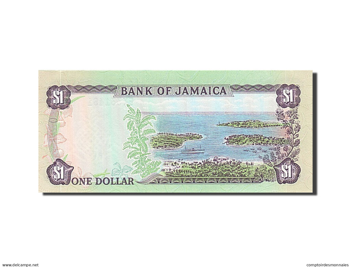 Billet, Jamaica, 1 Dollar, 1989, 1989-07-01, NEUF - Giamaica