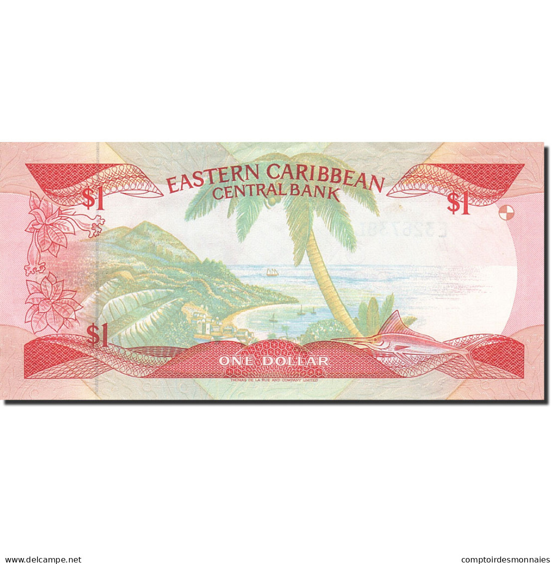 Billet, Etats Des Caraibes Orientales, 1 Dollar, 1985-1987, Undated (1985-1988) - East Carribeans