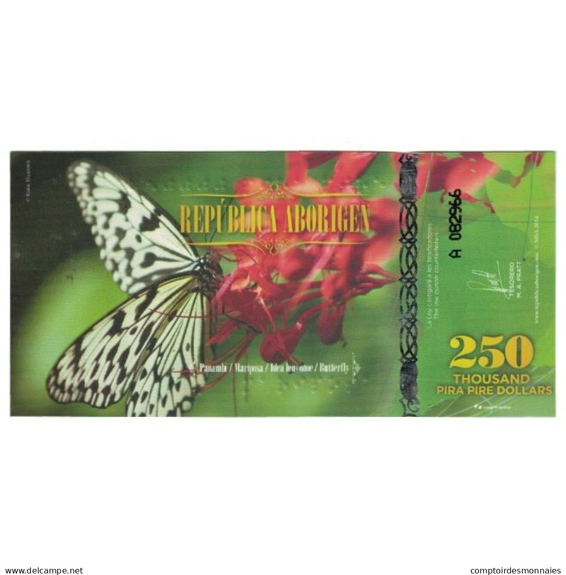 Billet, Australie, Dollar, 2014, 250 DOLLARS REPUBLICA ARBORIGEN, NEUF - Ficticios & Especimenes