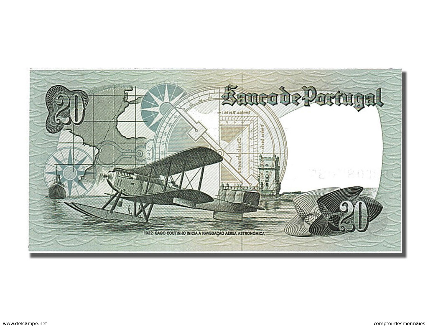 Billet, Portugal, 20 Escudos, 1978, 1978-10-04, NEUF - Portogallo