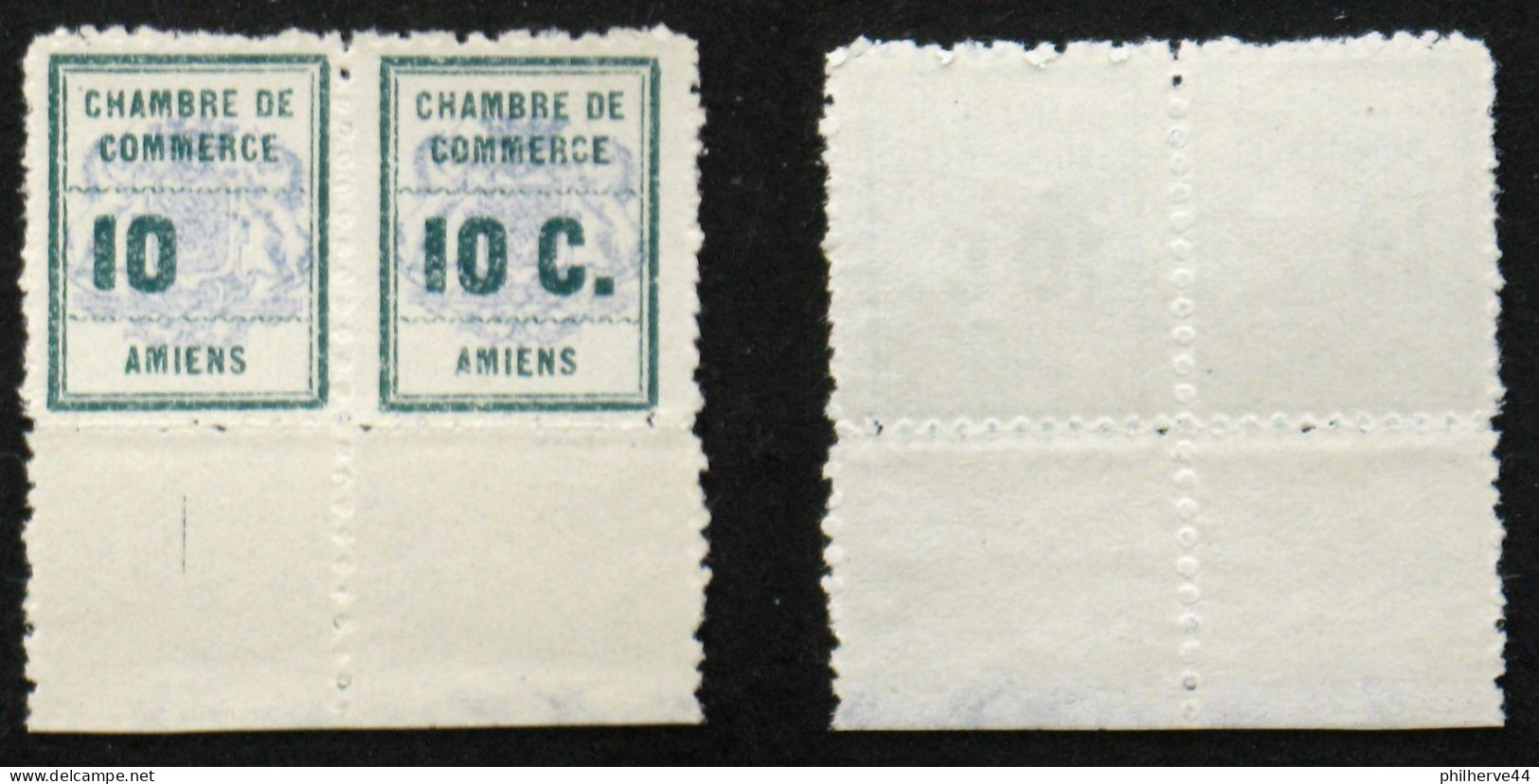 GREVE 1909 AMIENS CHAMBRE DE COMMERCE Neuf N** TB  "sans Le C." Cote 135€ - Altri & Non Classificati