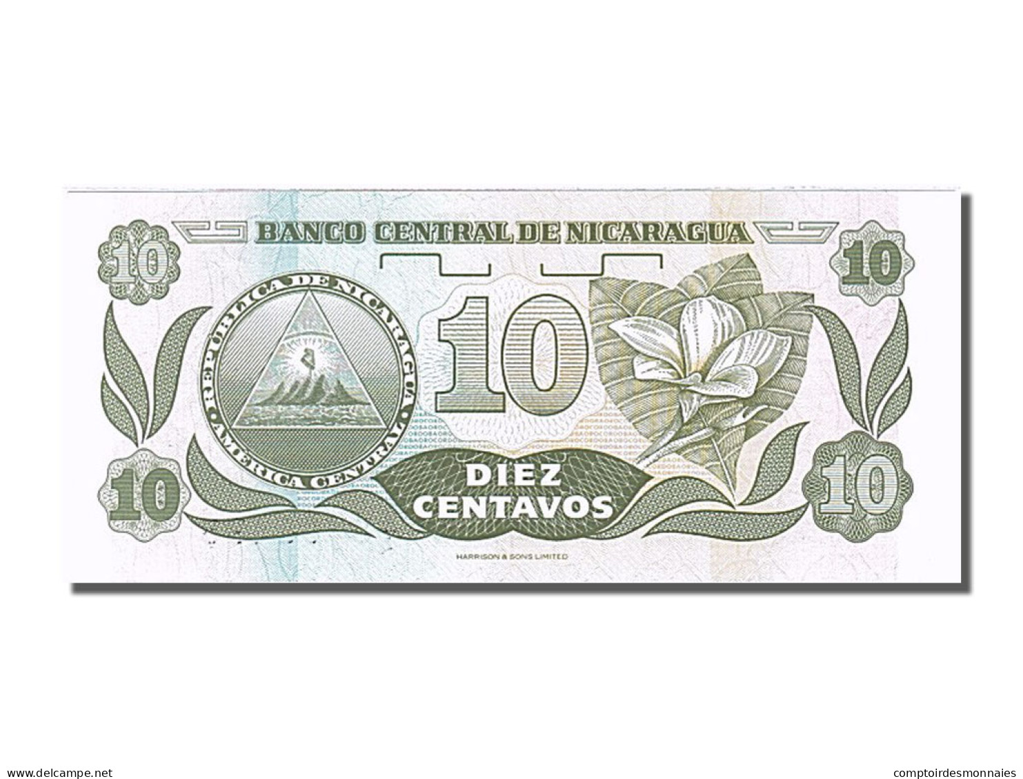 Billet, Nicaragua, 10 Centavos, 1990, NEUF - Nicaragua