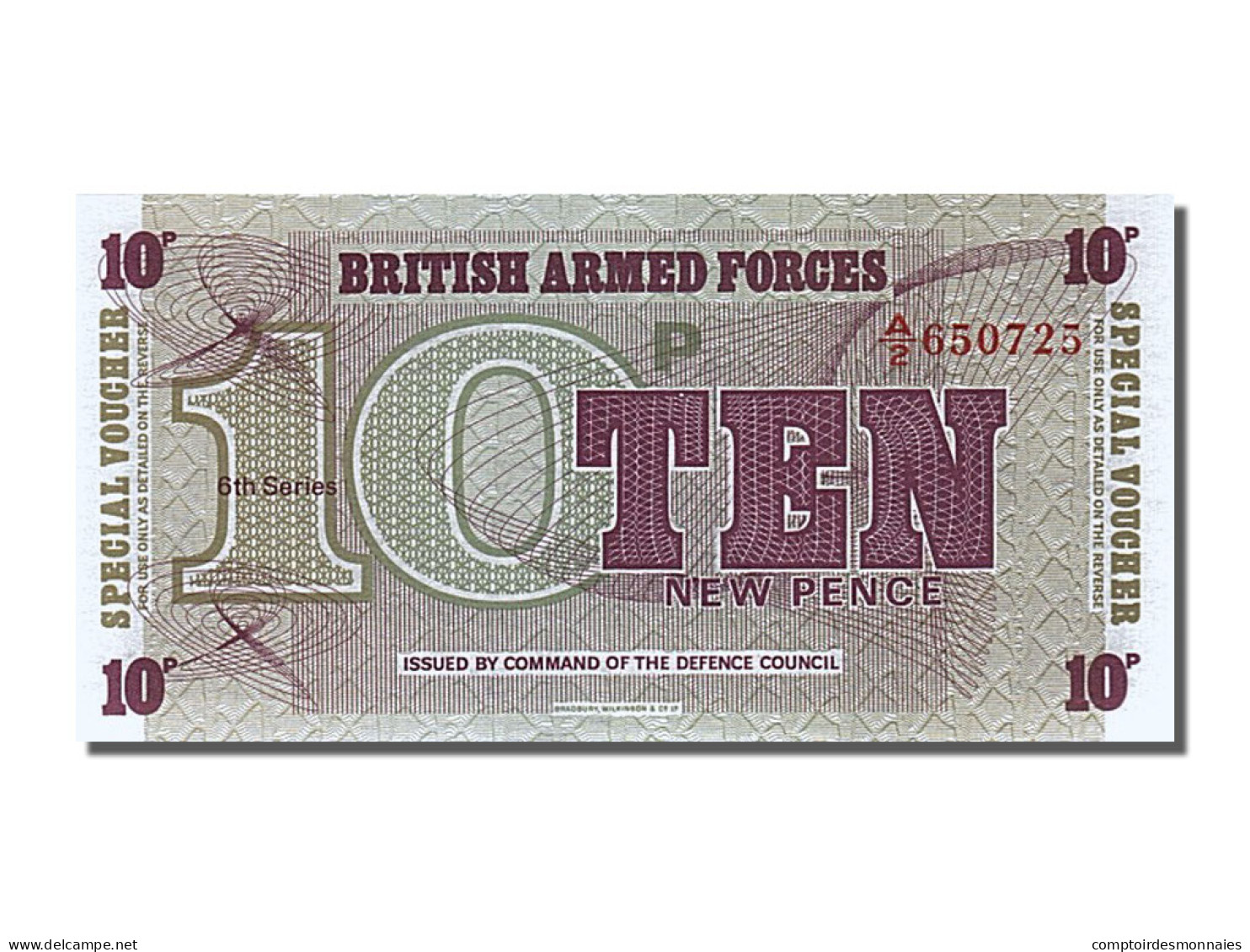 Billet, Grande-Bretagne, 10 New Pence, 1972, NEUF - Sonstige & Ohne Zuordnung