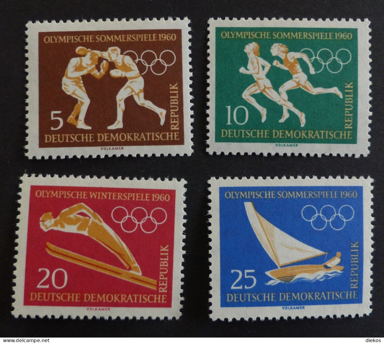 DDR  746 -49          Olympic Summer Games Rome, Sport   **  MNH #6466 - Verano 1960: Roma
