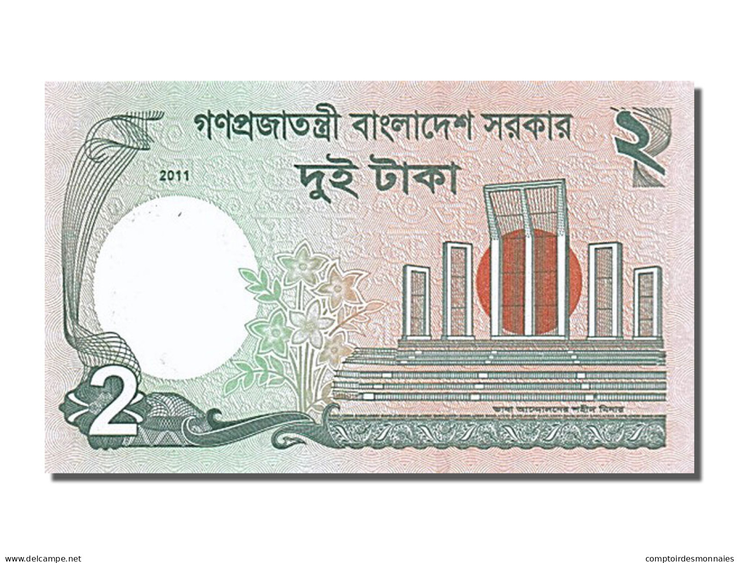 Billet, Bangladesh, 2 Taka, 2011, NEUF - Bangladesch