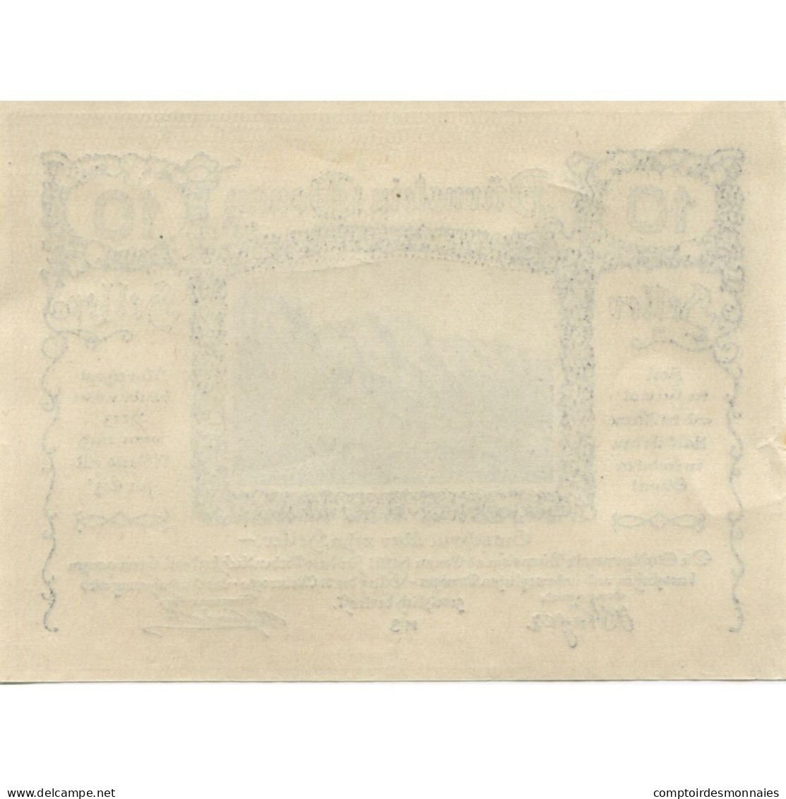 Billet, Autriche, Dürnstein, 10 Heller, Montagne 1920-10-31, SPL Mehl:FS 138 - Austria