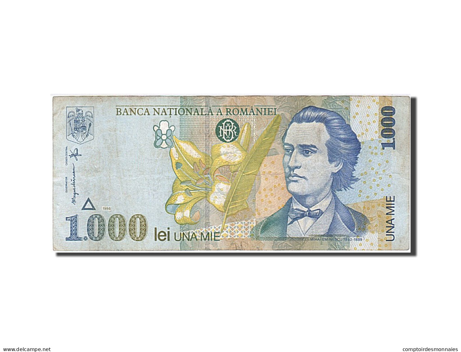 Billet, Roumanie, 1000 Lei, 1998, TTB - Roumanie