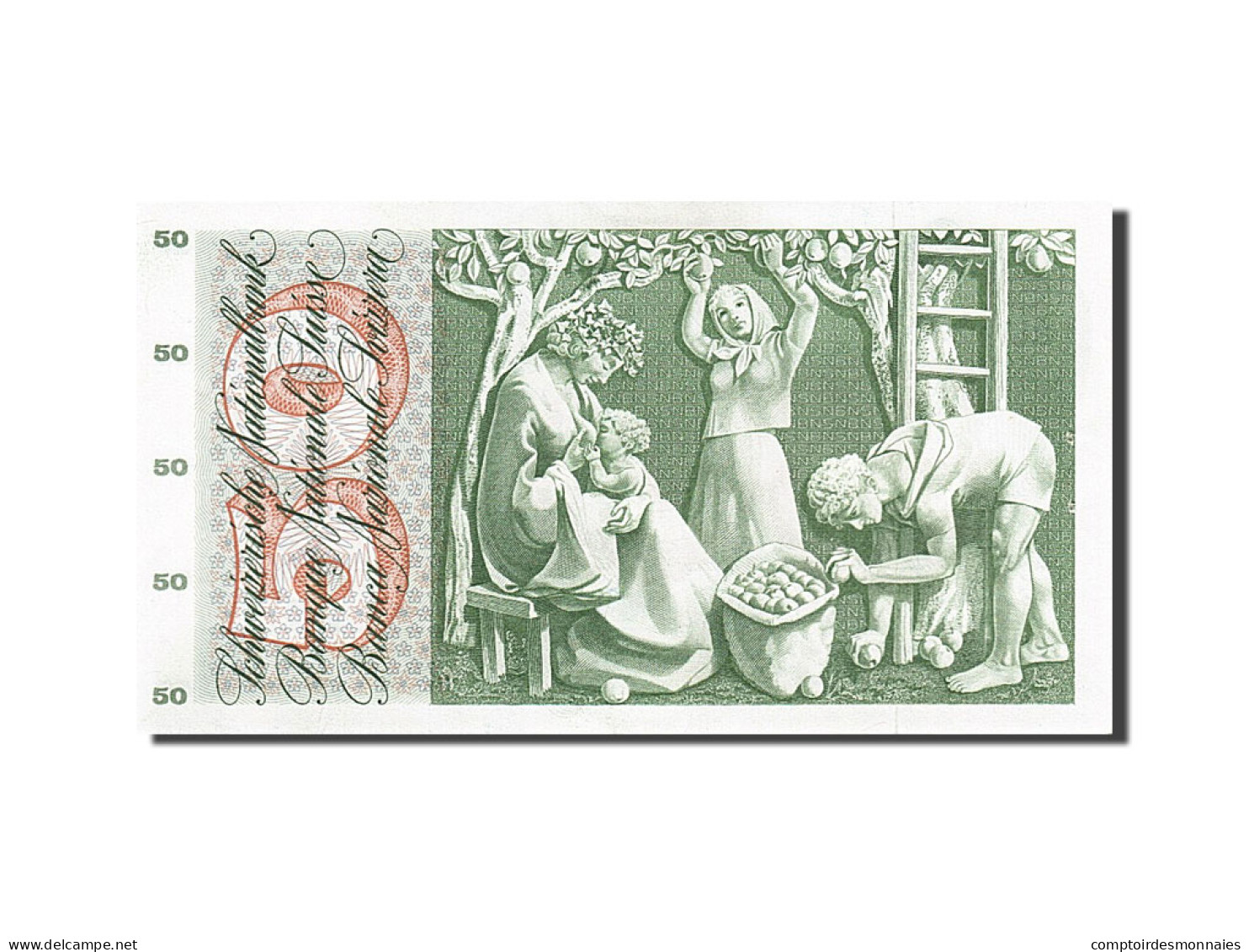 Billet, Suisse, 50 Franken, 1965, 1965-12-23, SPL - Zwitserland