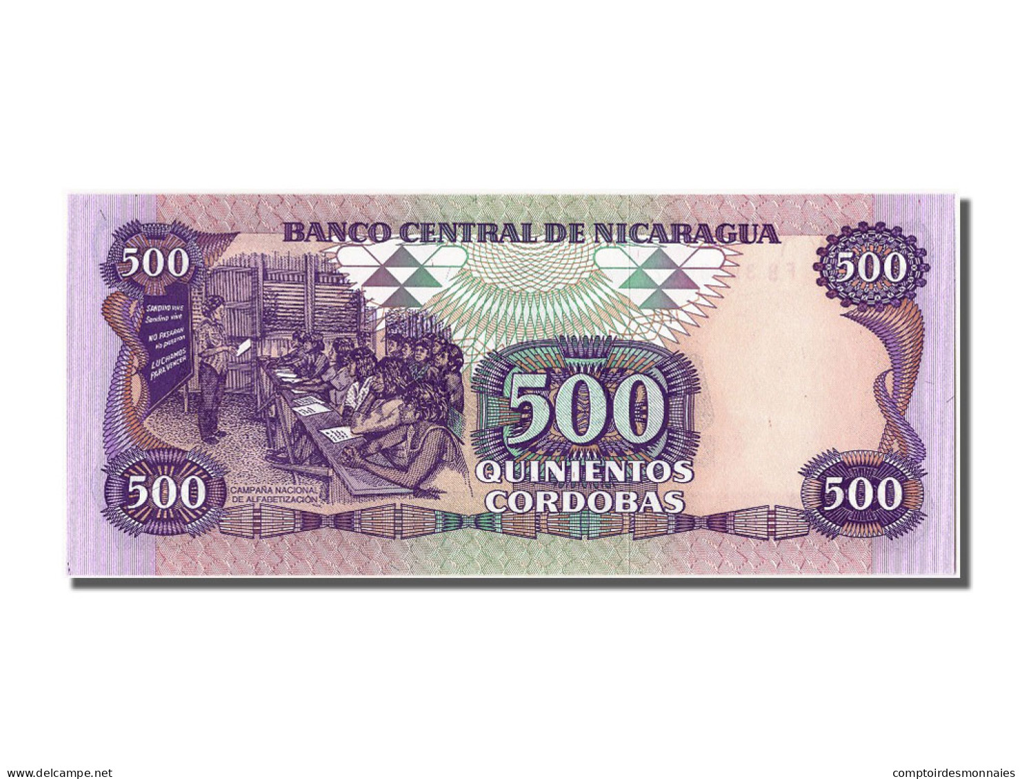 Billet, Nicaragua, 500 Cordobas, 1985, NEUF - Nicaragua