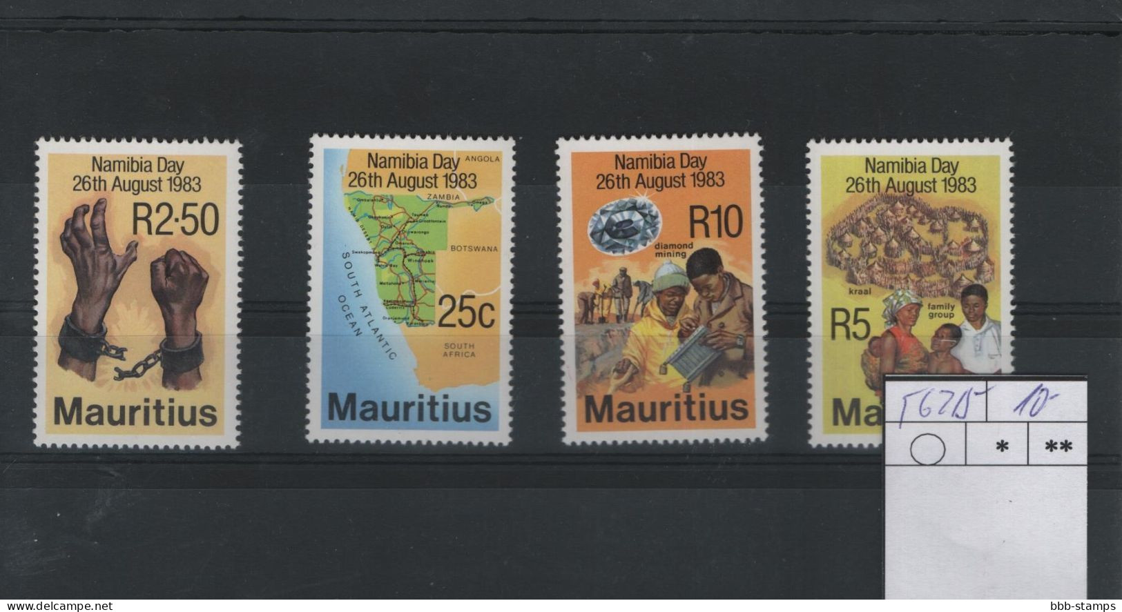 Mauritius Michel Cat.No. Mnh/**  562/565 - Mauricio (1968-...)