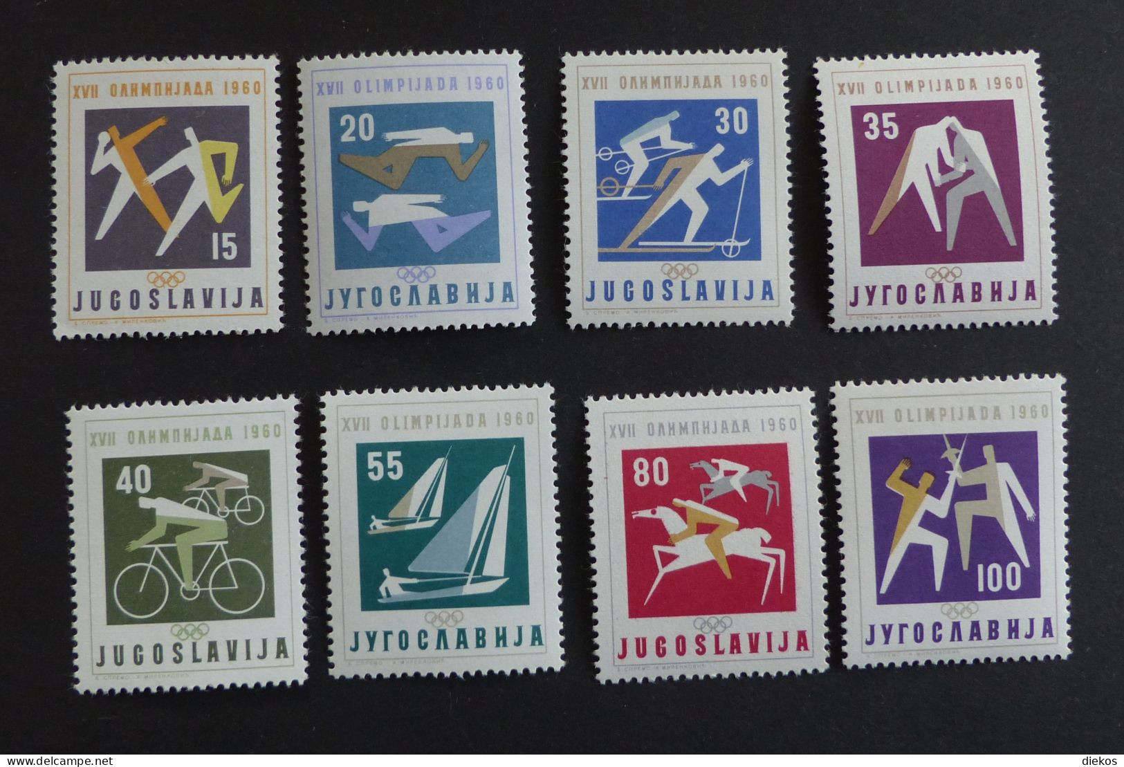 Jugoslawien 909 -16        Olympic Summer Games Rome, Sport   **  MNH #6466 - Neufs