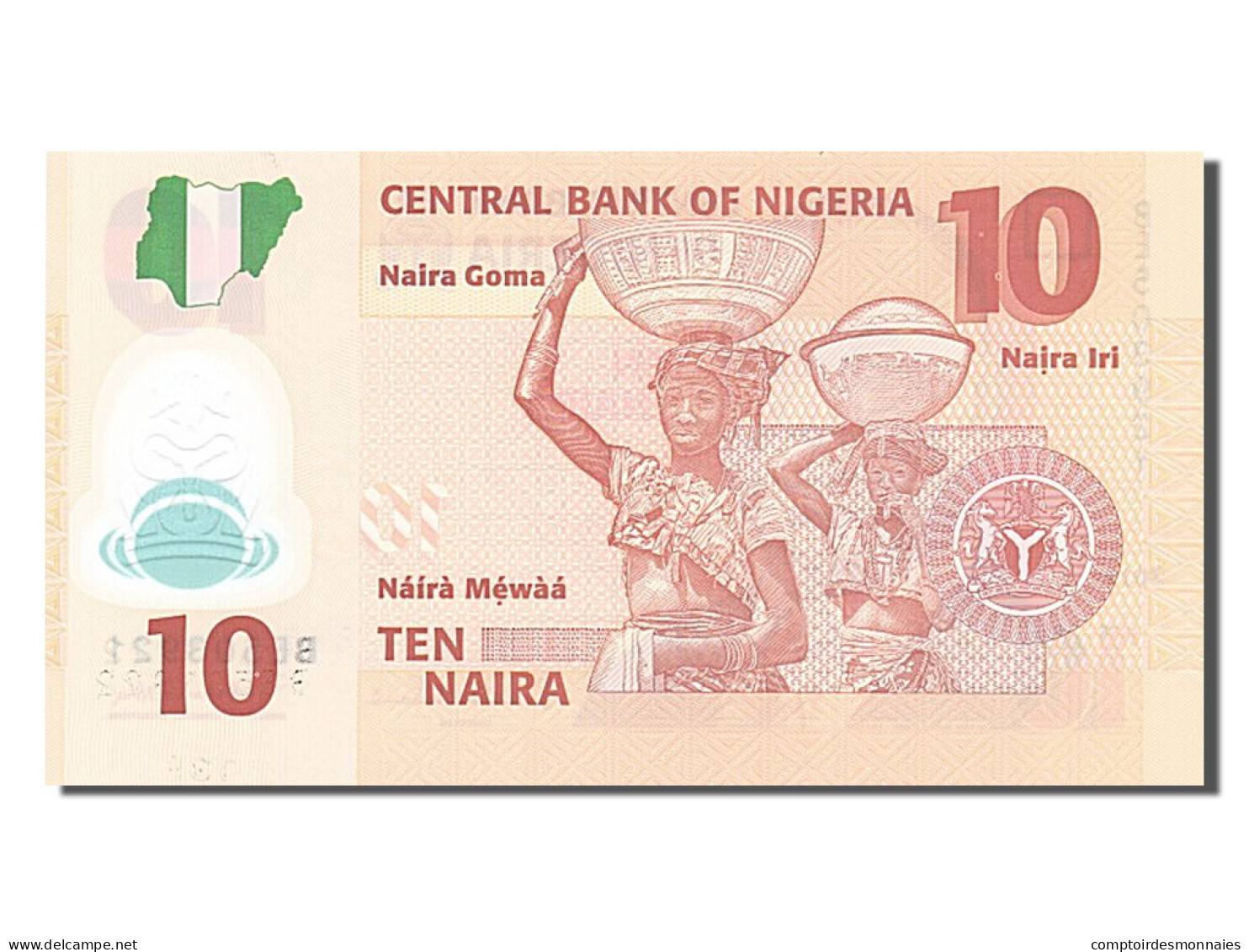 Billet, Nigéria, 10 Naira, 2011, NEUF - Nigeria