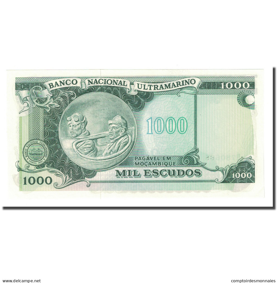 Billet, Mozambique, 1000 Escudos, 1972-05-23, KM:119, NEUF - Mozambique