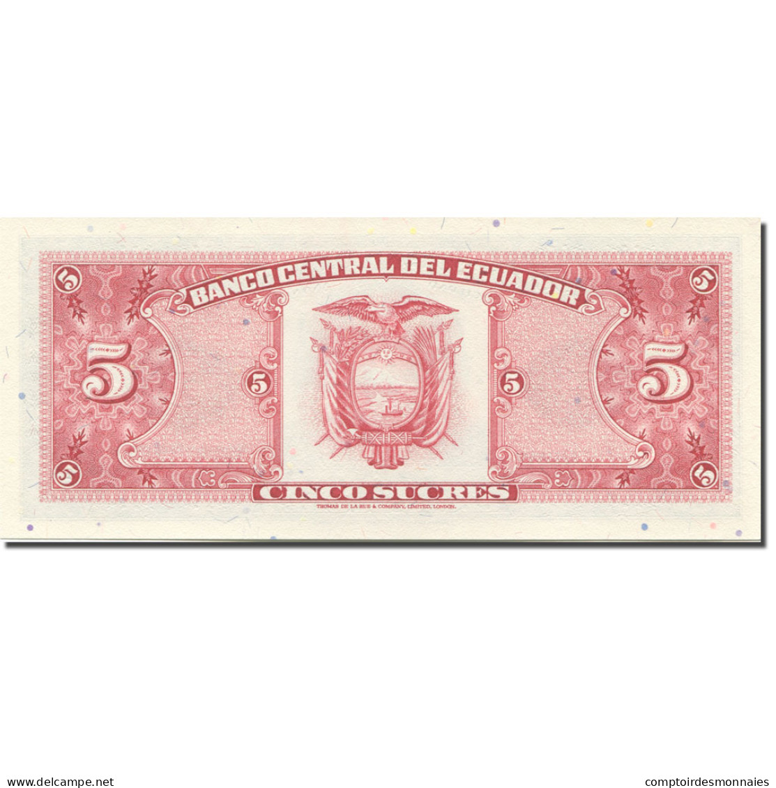 Billet, Équateur, 5 Sucres, 1984-1988, 1988-11-22, KM:120A, NEUF - Equateur