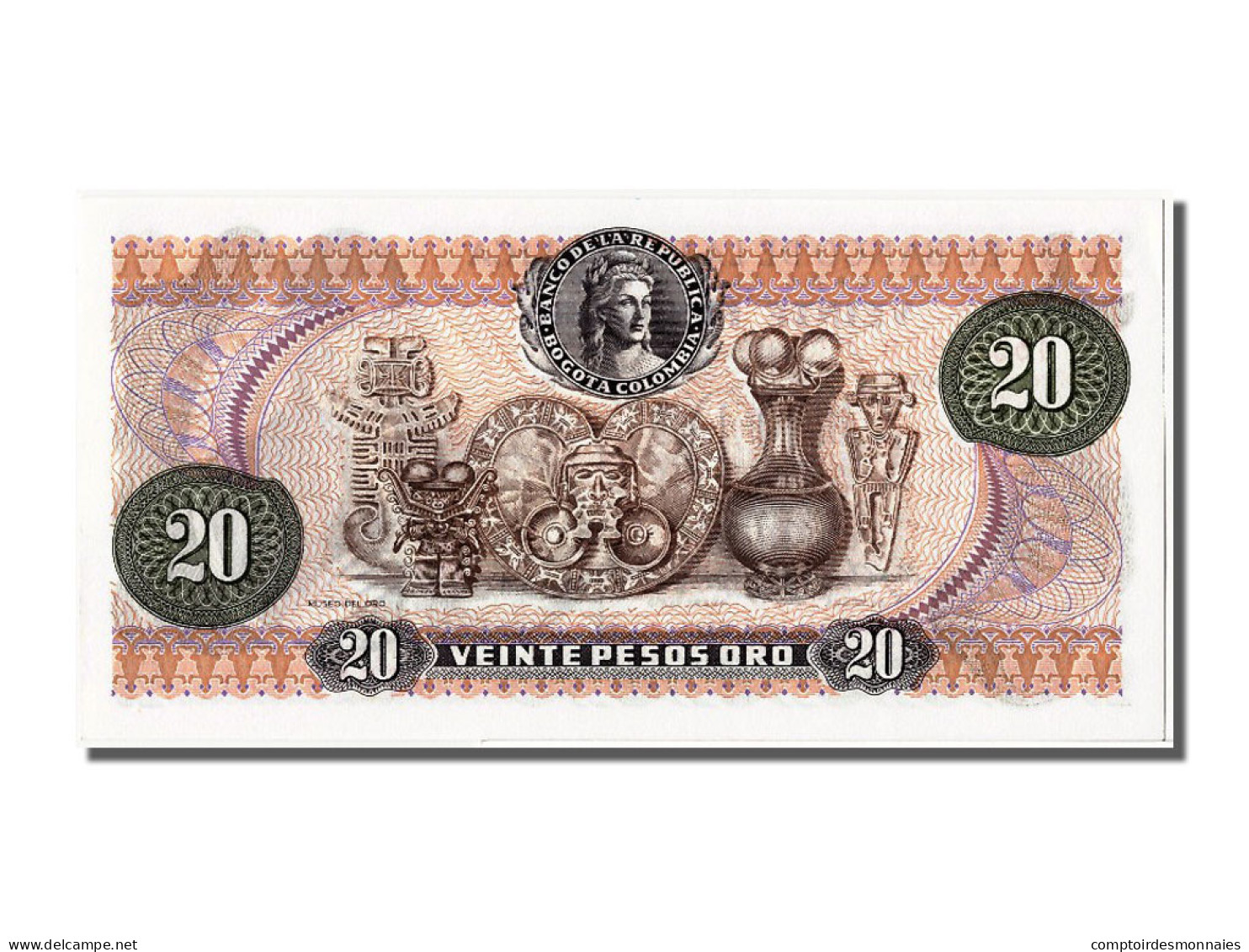 Billet, Colombie, 20 Pesos Oro, 1983, 1983-01-01, NEUF - Colombie