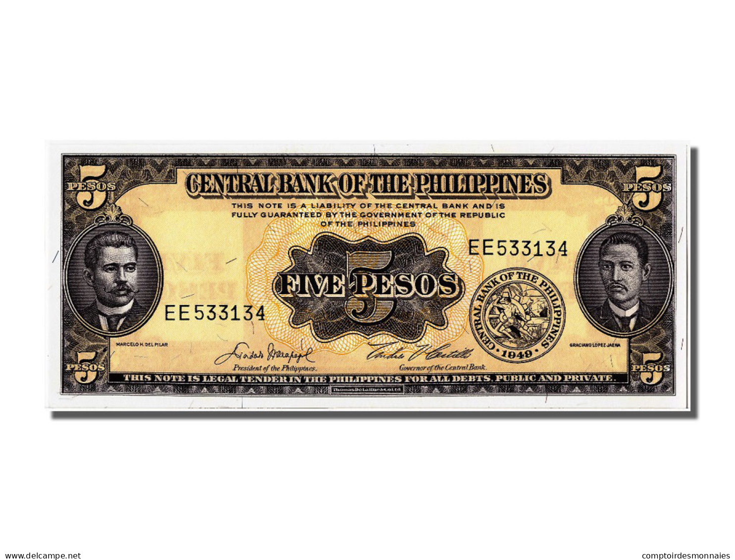 Billet, Philippines, 5 Pesos, NEUF - Philippines