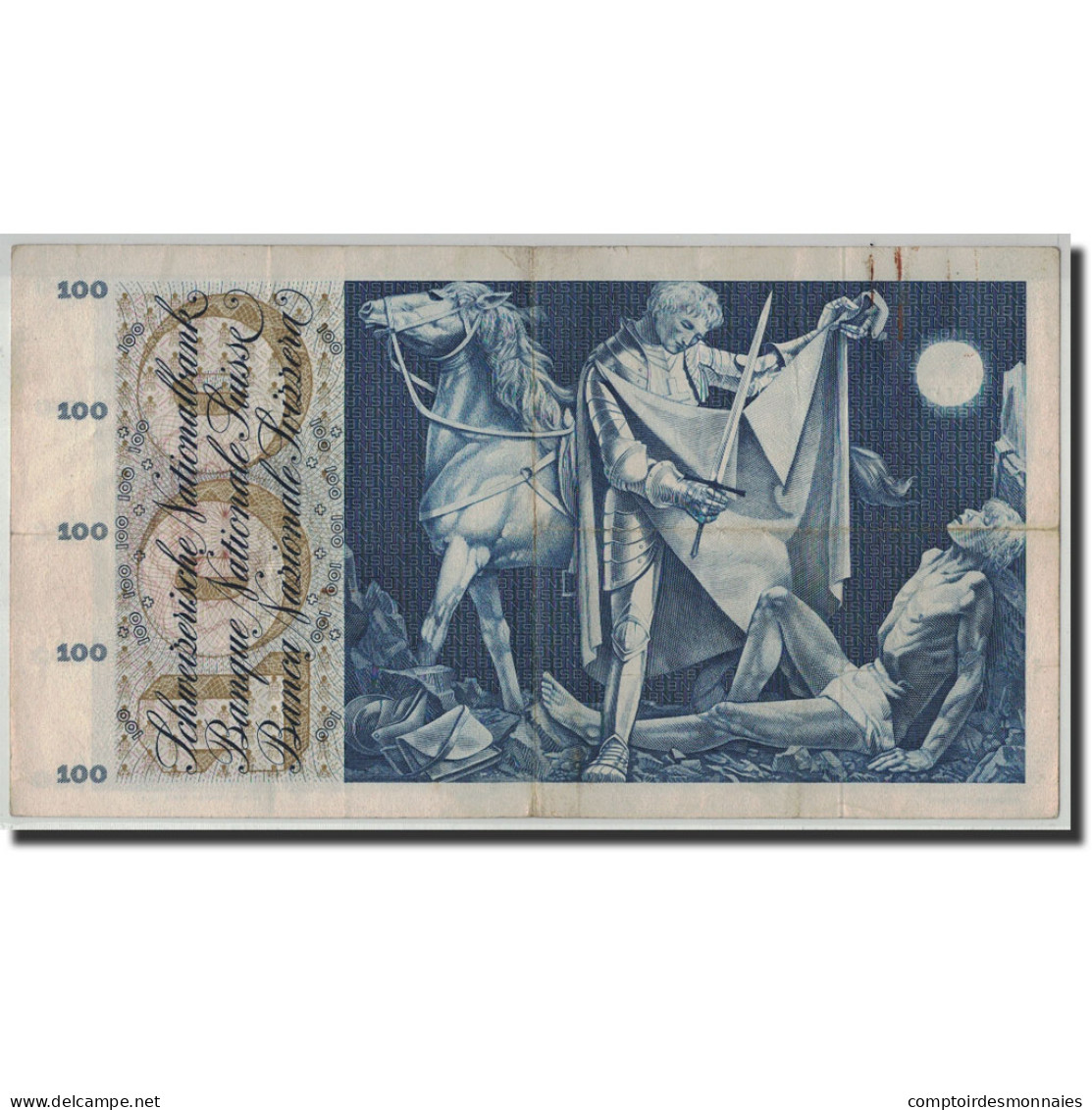 Billet, Suisse, 100 Franken, 1956, 1956-10-25, KM:49a, TB - Zwitserland