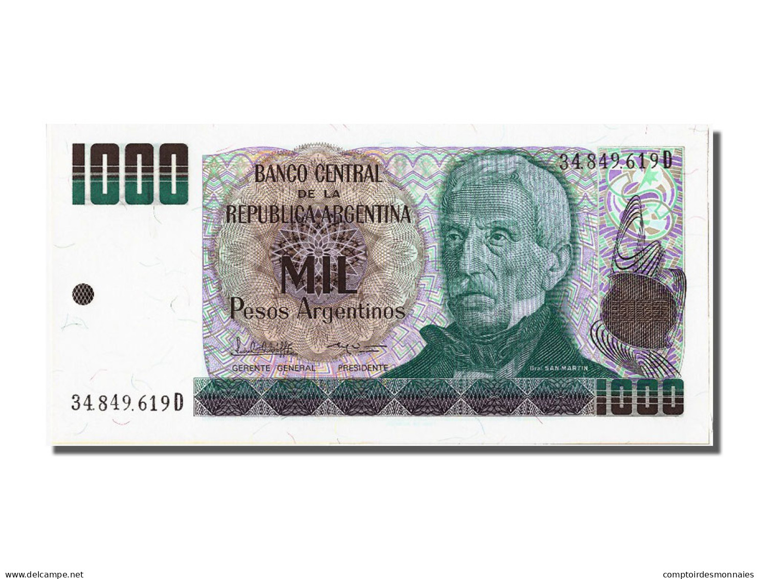 Billet, Argentine, 1000 Pesos Argentinos, SPL - Argentine