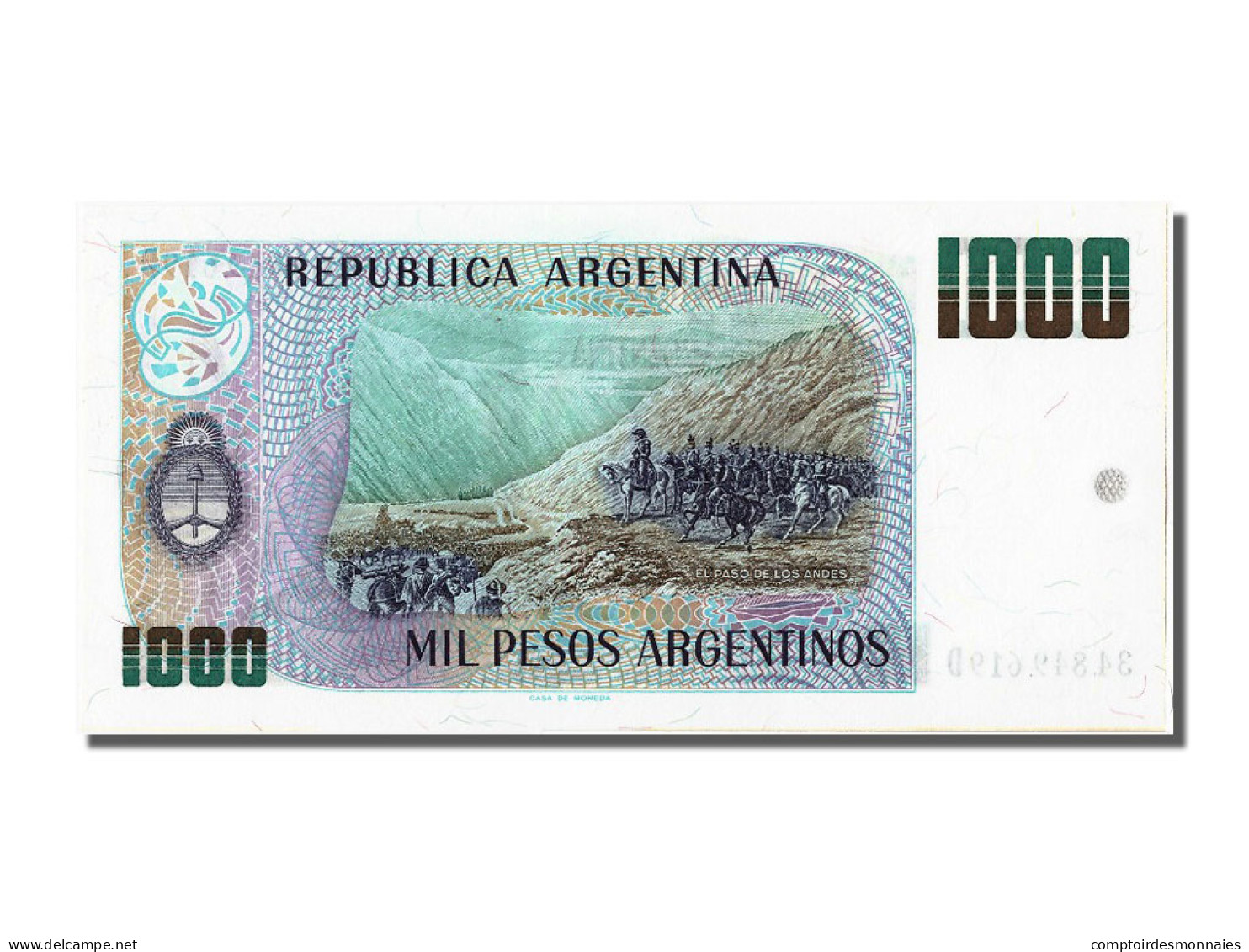 Billet, Argentine, 1000 Pesos Argentinos, SPL - Argentine