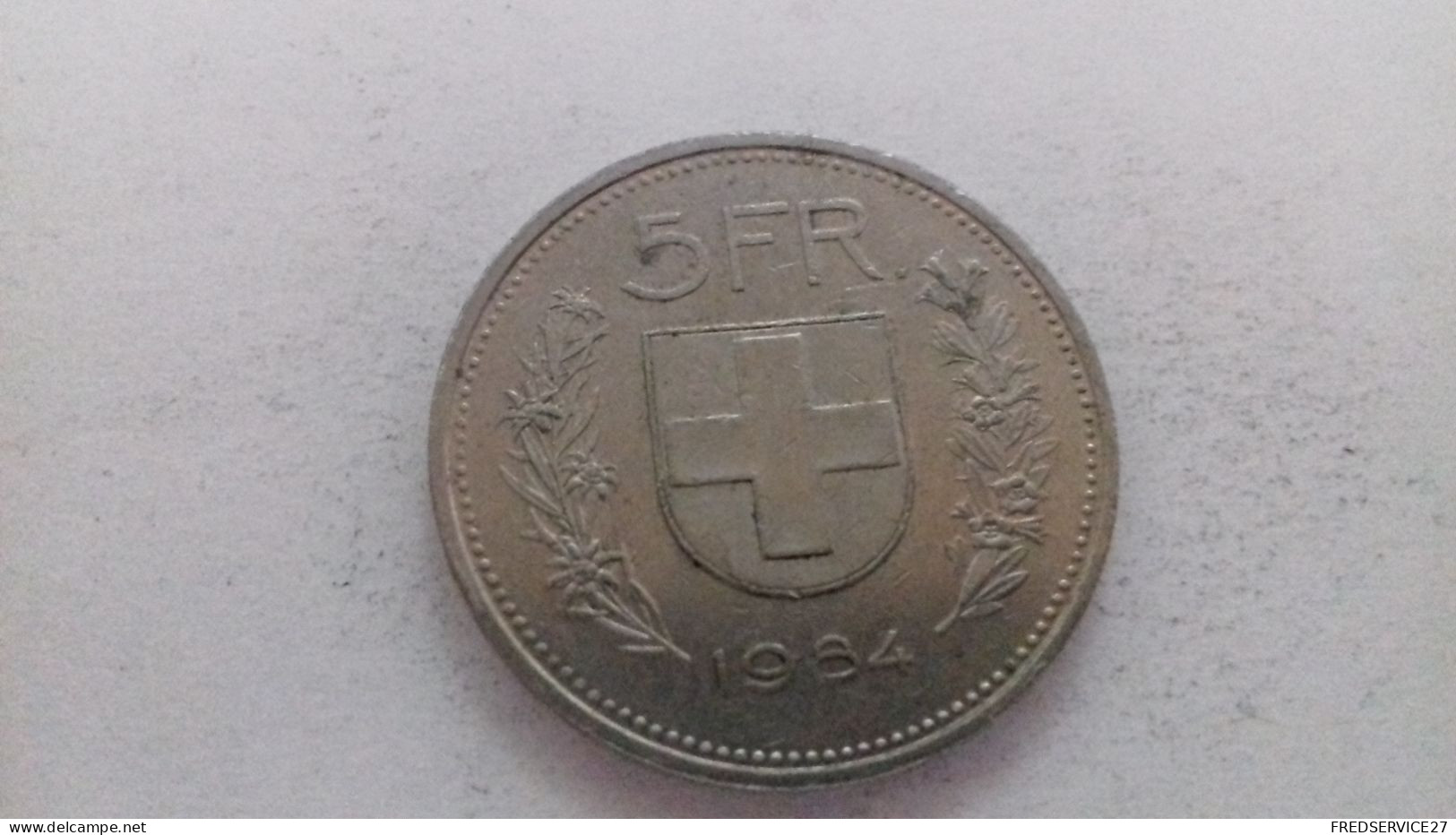 BS4/ 5 FRANCS SUISSE 1984 - 5 Francs