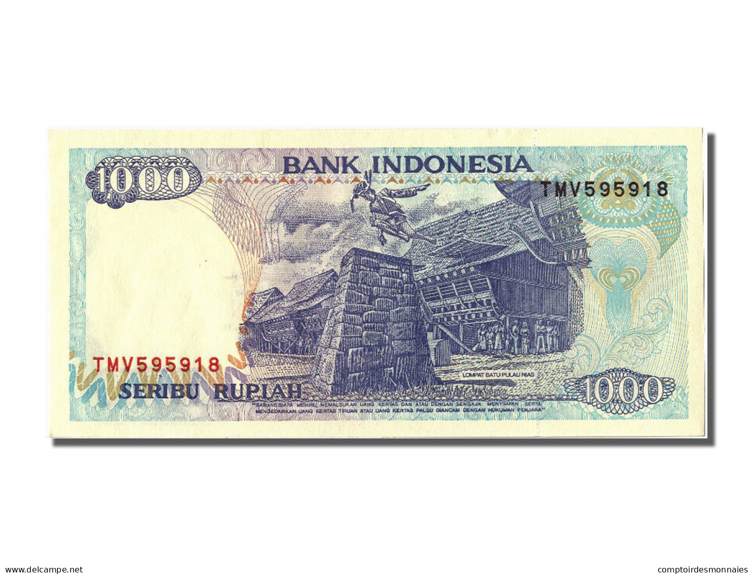 Billet, Indonésie, 1000 Rupiah, 1992, NEUF - Indonesië