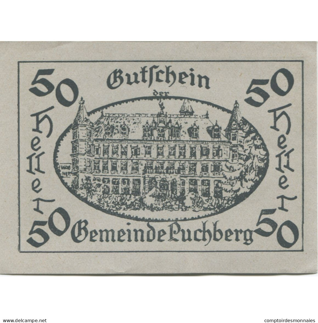 Billet, Autriche, Puchberg, 50 Heller, Château 1921-12-31, SPL, Mehl:FS 785a - Autriche