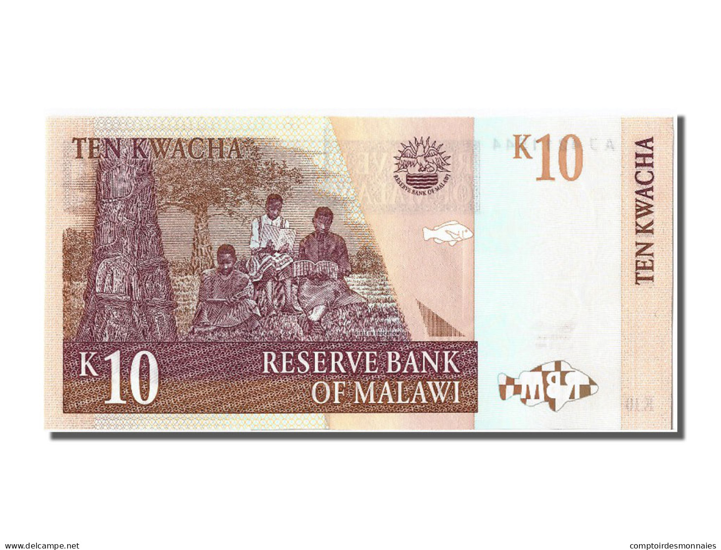 Billet, Malawi, 10 Kwacha, 1997, 1997-07-01, NEUF - Malawi