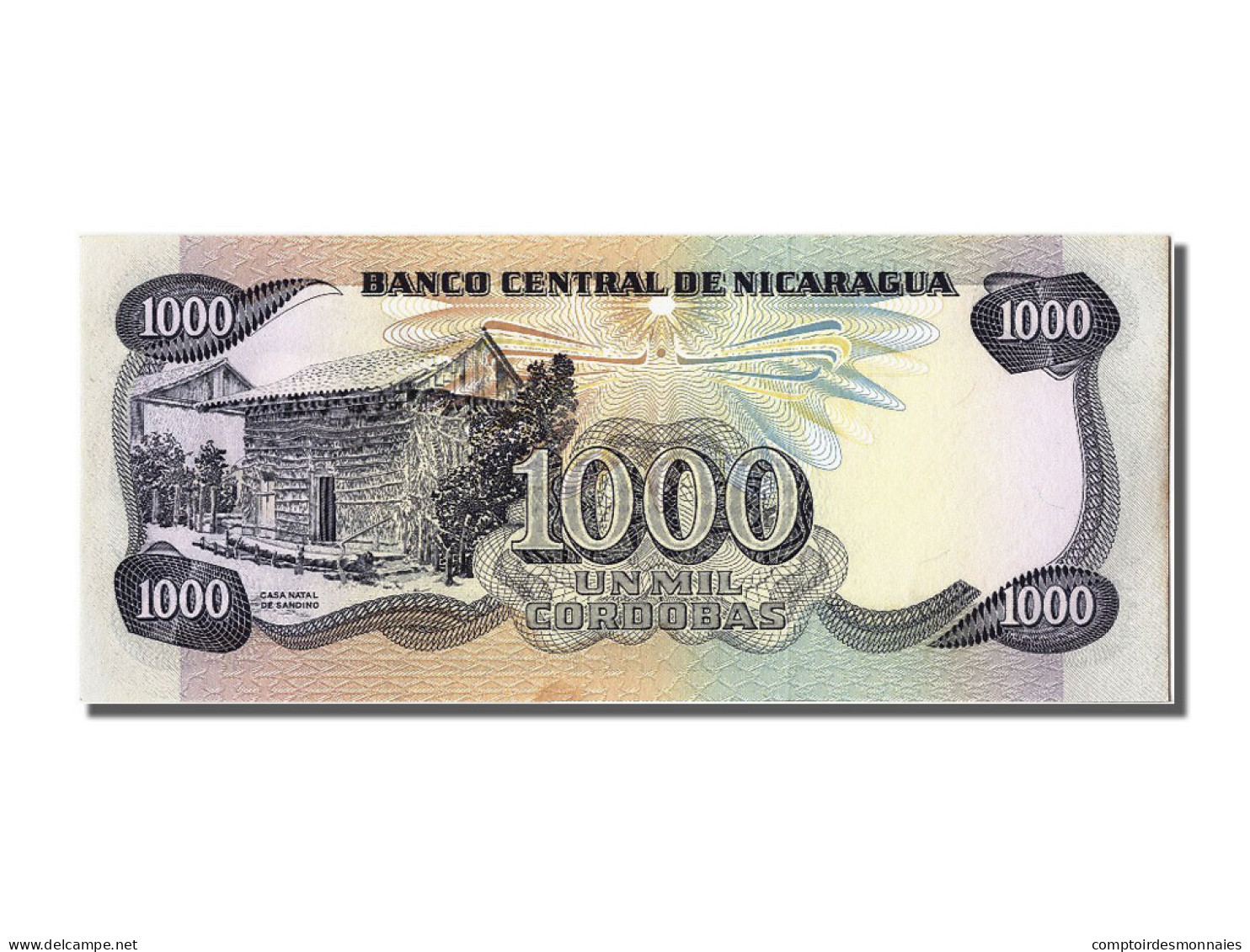 Billet, Nicaragua, 1000 Cordobas, 1987, NEUF - Nicaragua