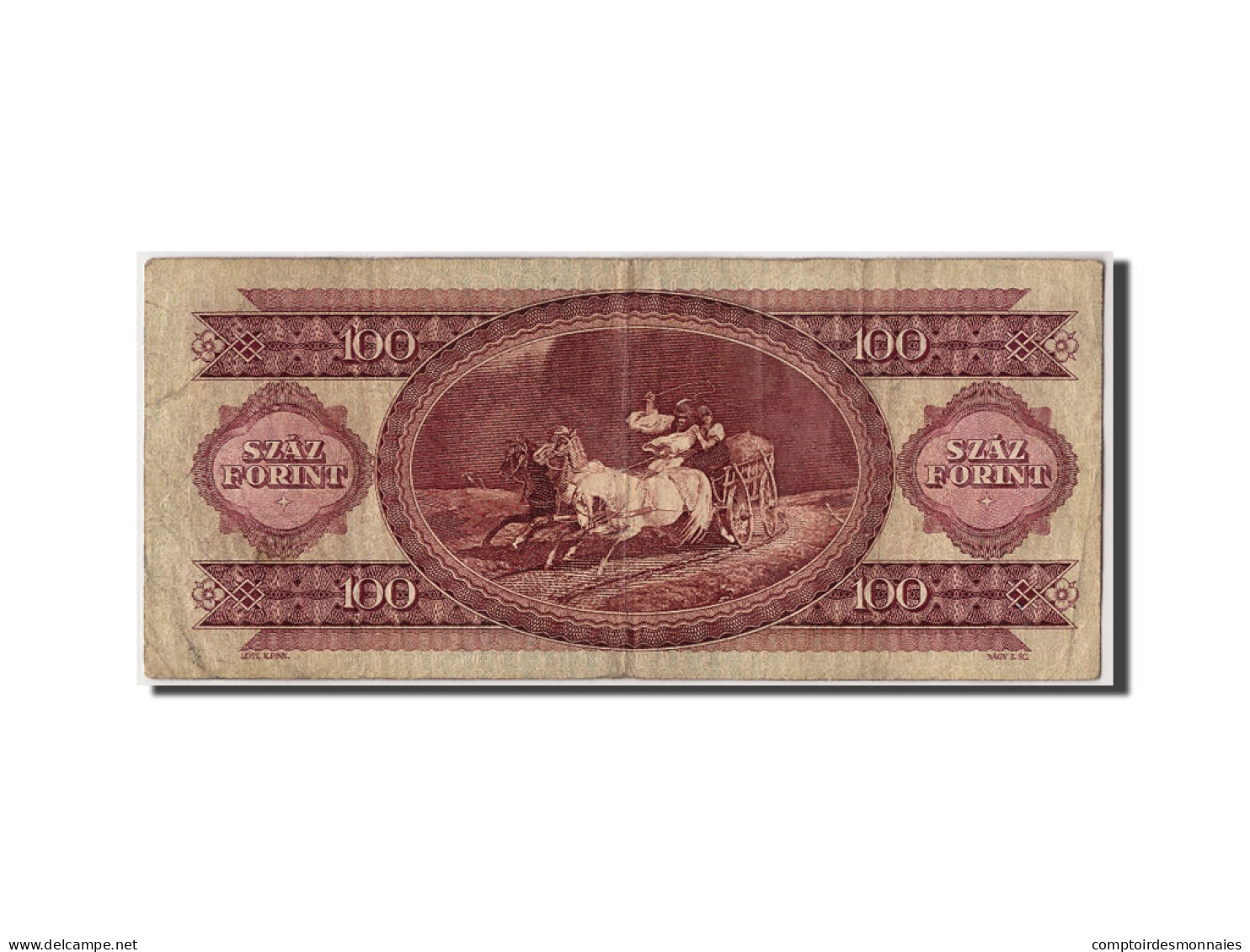 Billet, Hongrie, 100 Forint, 1984, 1984-10-30, TB - Hongarije