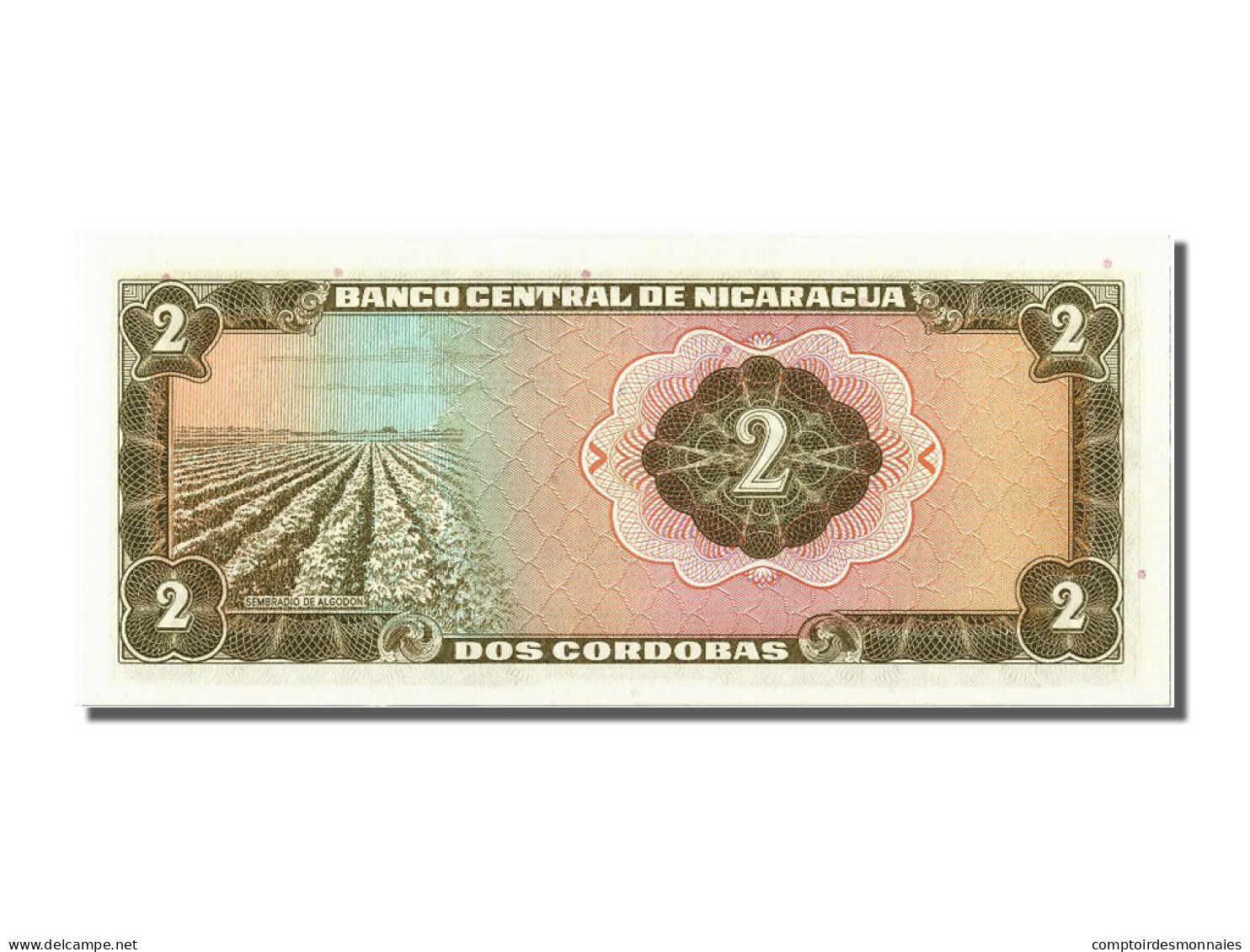 Billet, Nicaragua, 2 Cordobas, 1972, 1972-04-27, NEUF - Nicaragua