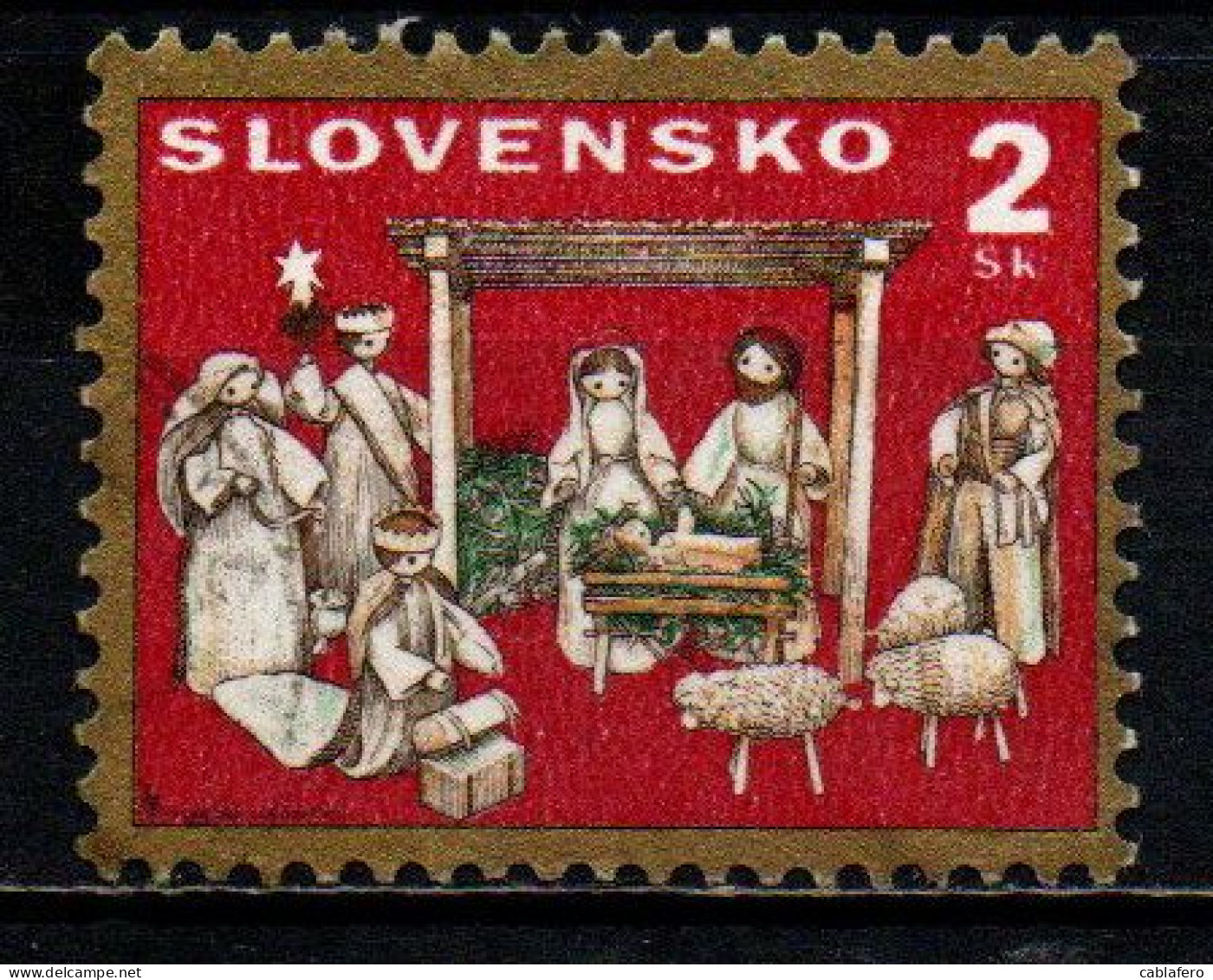 SLOVACCHIA - 1995 - NATALE - CHRISTMAS - USATO - Used Stamps