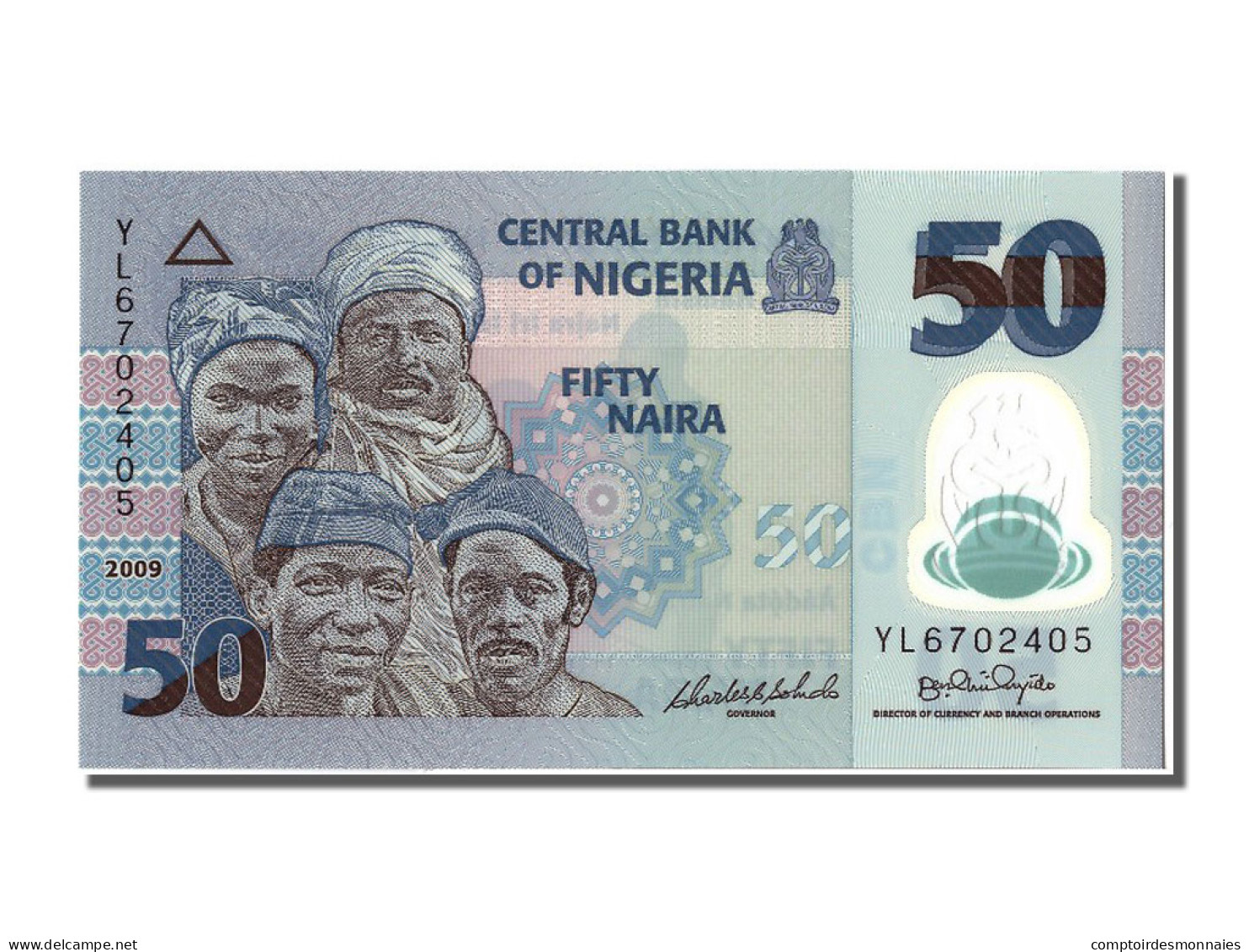 Billet, Nigéria, 50 Naira, 2009, NEUF - Nigeria
