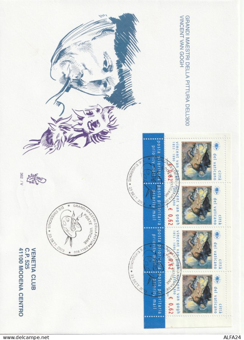 FDC VATICANO 2003 -FORMATO GRANDE (XT2815 - FDC