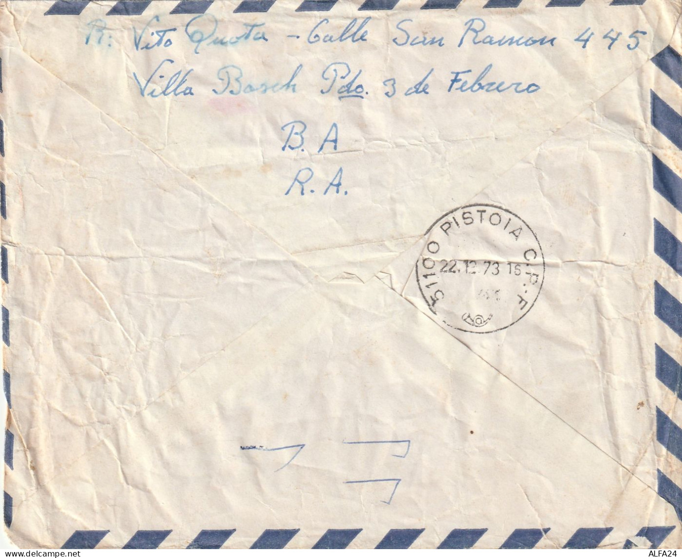 LETTERA ARGENTINA 4X1+10 1973 (XT3193 - Lettres & Documents