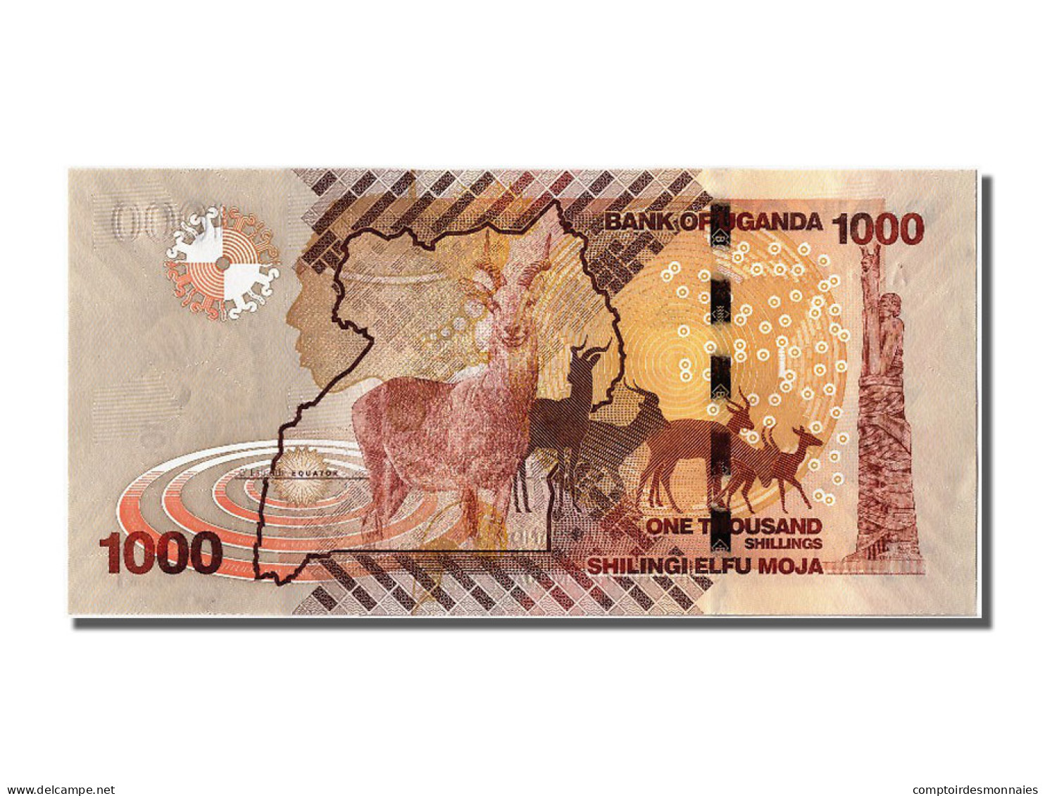 Billet, Uganda, 1000 Shillings, 2010, NEUF - Ouganda