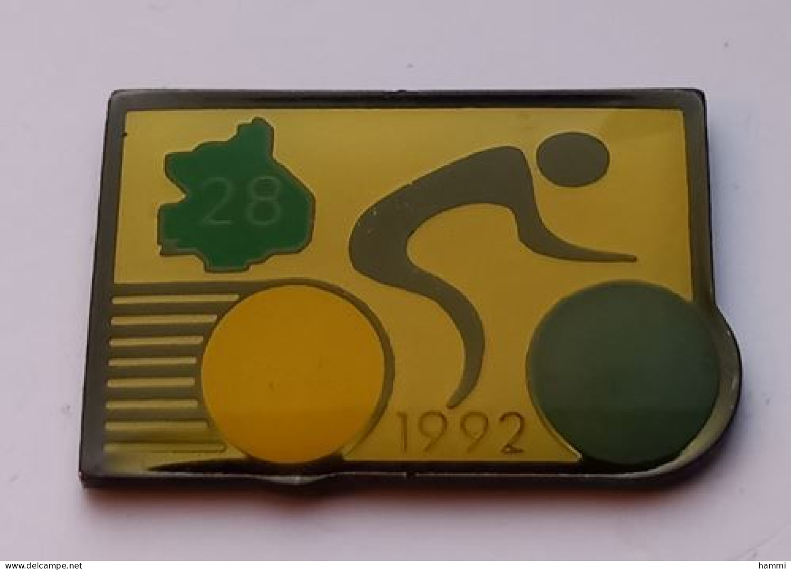 A179 Pin's VÉLO CYCLISME LE TOUR DE FRANCE 1992 Département EURE ET LOIR Achat Immédiat - Cycling