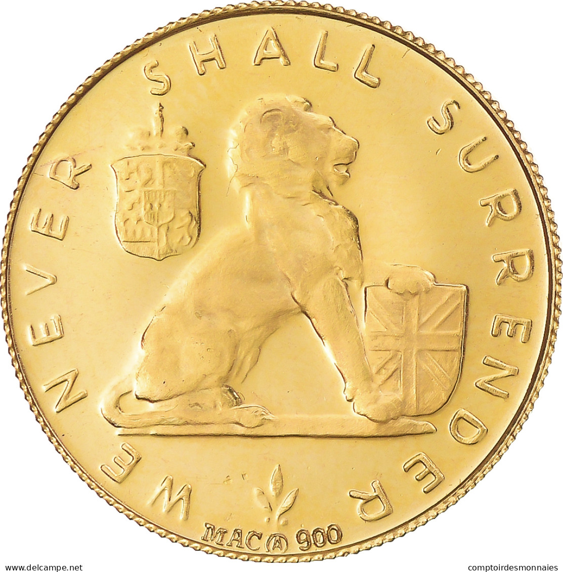 Royaume-Uni, Médaille, Winston Churchill, Proof, SUP, Or - Autres & Non Classés