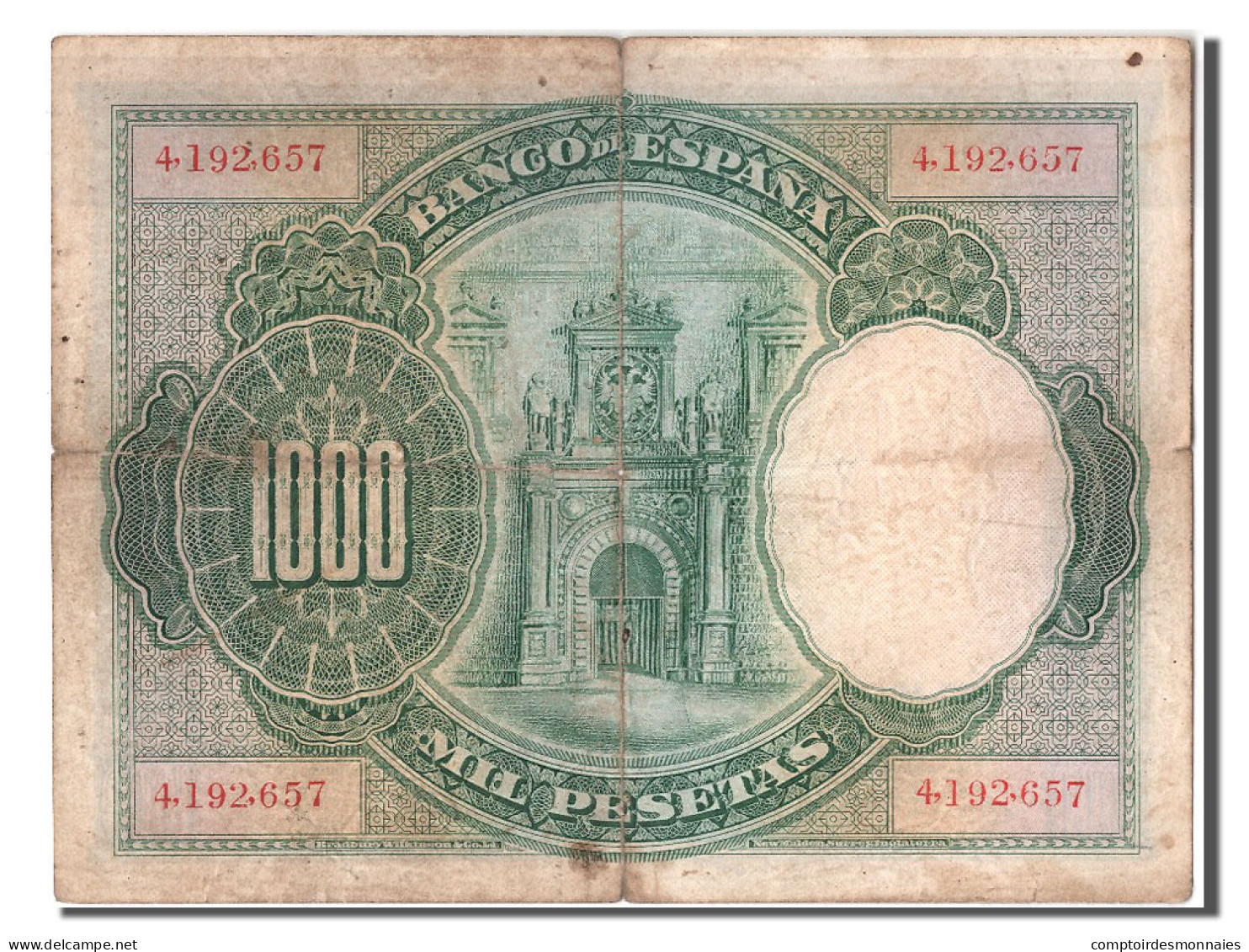 Billet, Espagne, 1000 Pesetas, 1925, 1925-07-01, KM:70c, TB+ - 1000 Peseten