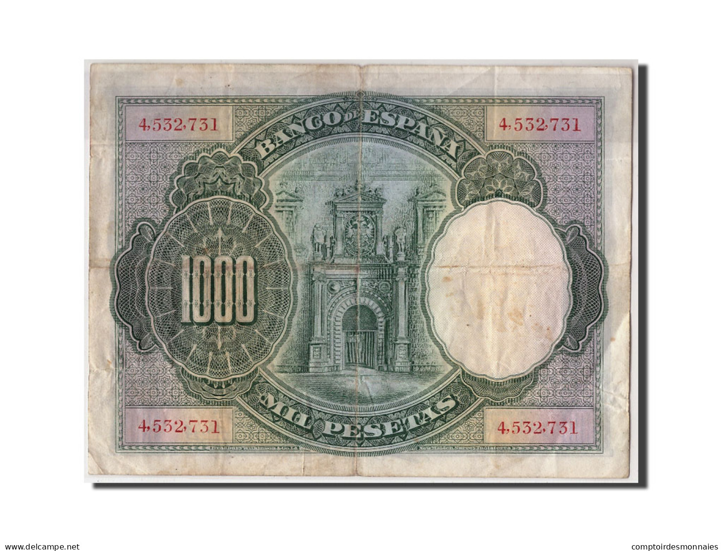 Billet, Espagne, 1000 Pesetas, 1925, 1925-07-01, KM:70c, TB+ - 1000 Peseten