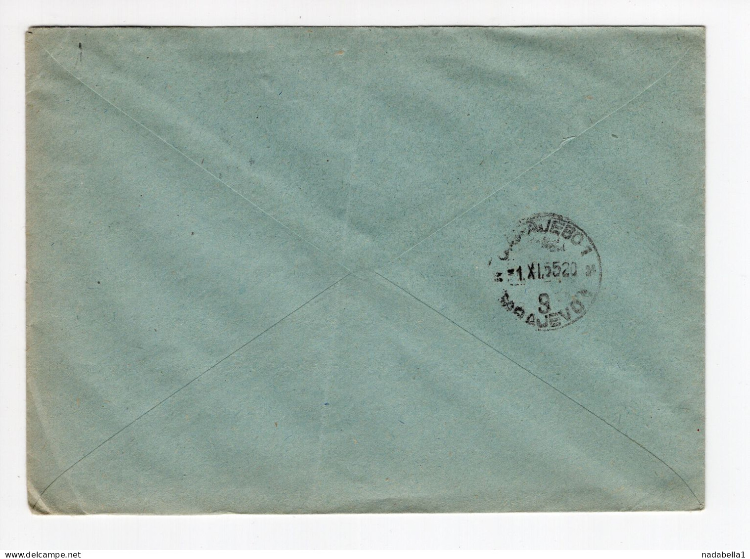 1955. YUGOSLAVIA,BOSNIA,VARES,COVER TO SARAJEVO,T,POSTAGE DUE,FLAM - Strafport