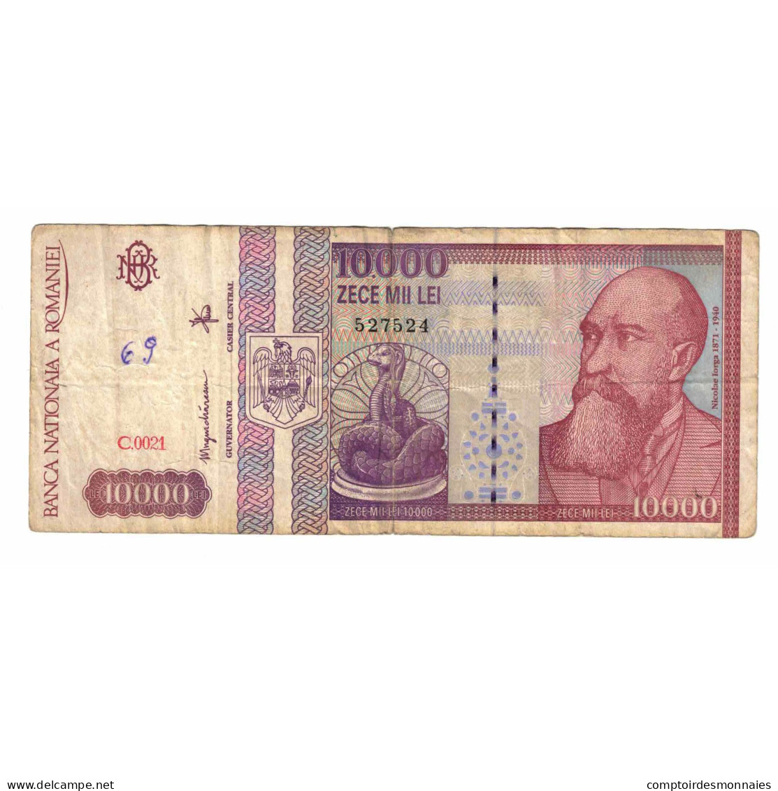 Billet, Roumanie, 10,000 Lei, 1940, KM:105a, TB - Roemenië