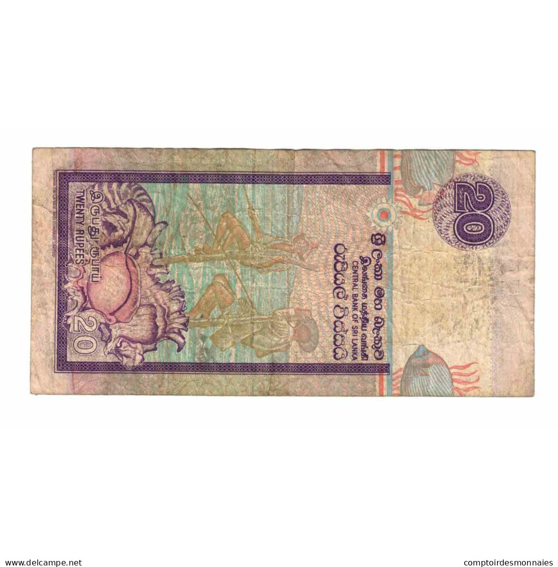 Billet, Sri Lanka, 20 Rupees, 1991, 1991-01-01, KM:103a, TB - Sri Lanka