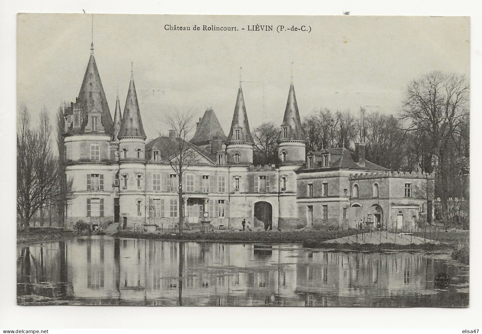 62   LIEVIN  CHATEAU  DE    ROLINCOURT - Lievin