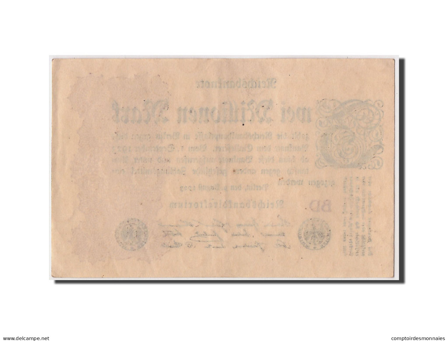 Billet, Allemagne, 2 Millionen Mark, 1923, 1923-08-09, TTB+ - 2 Miljoen Mark