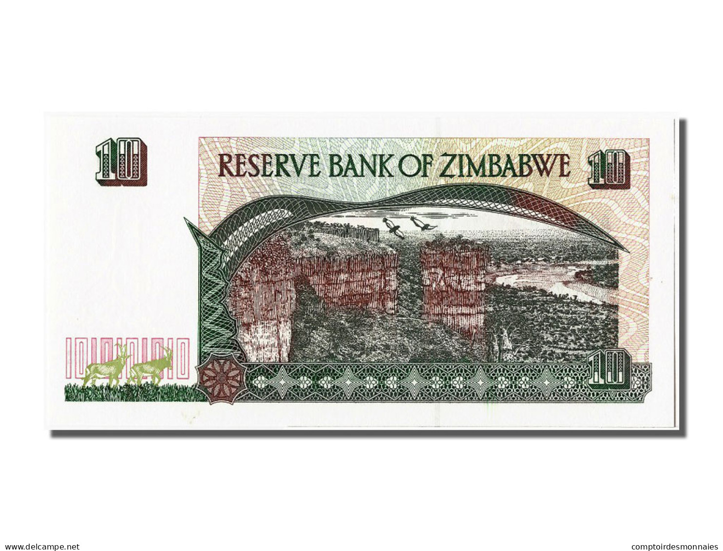 Billet, Zimbabwe, 10 Dollars, 1997, NEUF - Zimbabwe